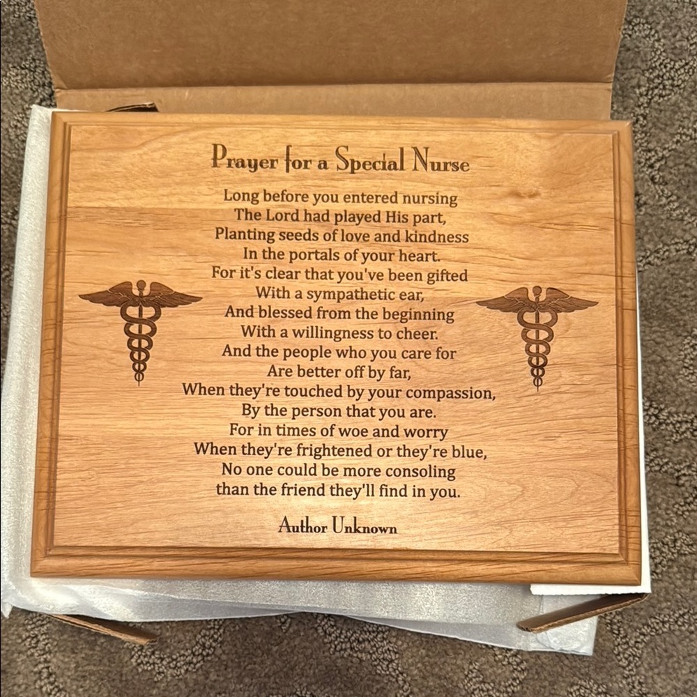Wooden Nurse Plaque